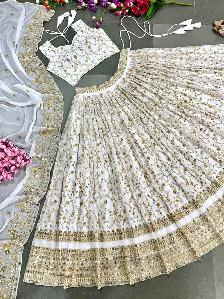 
                  
                    Presenting New Wedding Collection Lehenga Choli With Full Heavy Embroidery Seque
                  
                